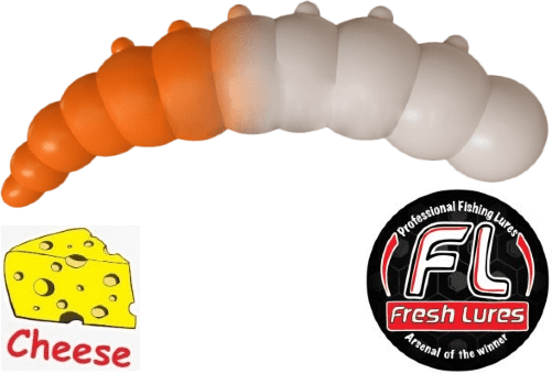 Силиконовая приманка FRESH LURES Big Junior 1.7”/43мм Сыр #222 7шт/уп Силиконовая приманка FRESH LURES Big Junior 1.7”/43мм Сыр #222 7шт/уп