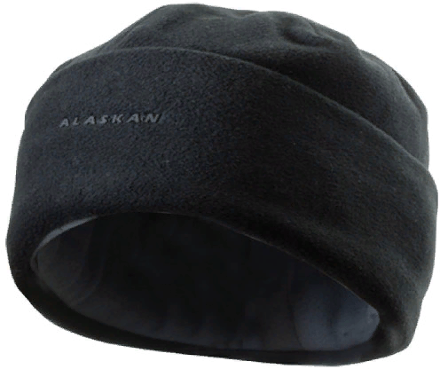 Шапка флисовая ALASKAN Black Salmon черная (AWCBSB)