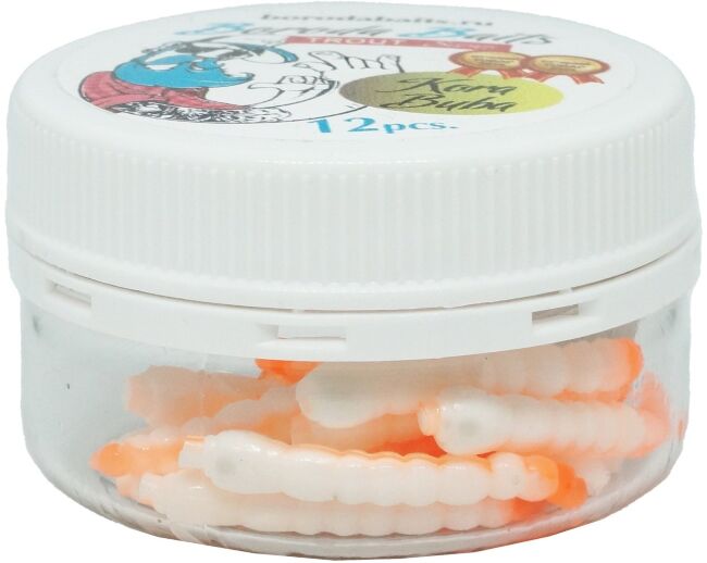 Силикон приманка BORODA BAITS Kora Buba DC SS 35мм 0.7гр Белый/Ярко-оранж Сыр 12шт/уп Силикон приманка BORODA BAITS Kora Buba DC SS 35мм 0.7гр Белый/Ярко-оранж Сыр 12шт/уп