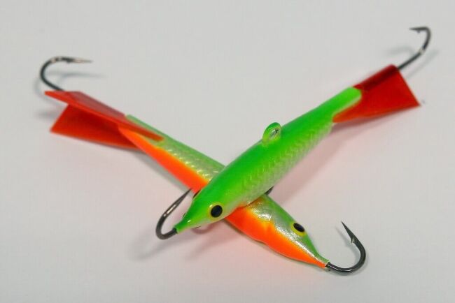 Балансир KRAPAL New 3см 6гр хвост:красный #024