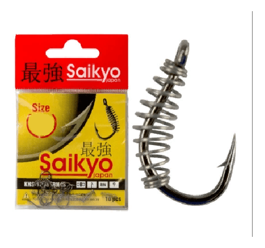 Крючок SAIKYO с пруж. KHS-10085 №6M 10шт/уп