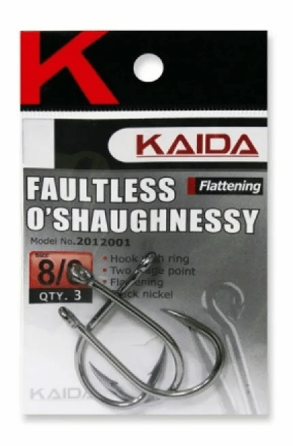 Крючок Kaida 2012001-8/0 Faultless O*Shaughnessy 3шт.уп Крючок Kaida 2012001-8/0 Faultless O*Shaughnessy 3шт.уп