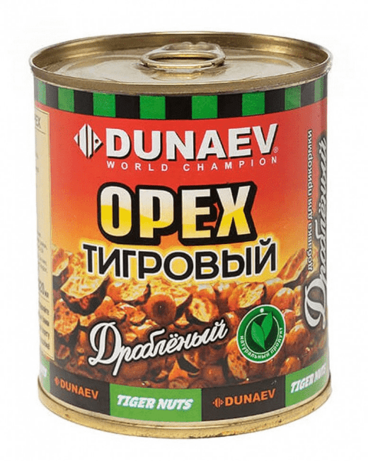 Добавка для прикормки металлобанка DUNAEV Тигровый орех дробленый 320мл