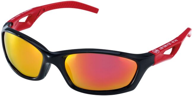 Очки поляризационные WFT Penzill POLARIZED BLACK/RED/GOLD линз. красн.
