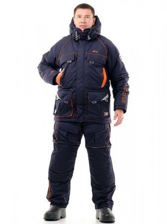 Костюм зимний GRAYLING «Камчатка» синий/оранж. 64-66: рост 182-188 Костюм зимний GRAYLING «Камчатка» синий/оранж. 64-66: рост 182-188