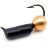 Мормышка вольфрам WORMIX Столбик с латунным шариком 0.4гр, Ø1.5мм Черный (арт.:351)