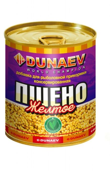 Добавка для прикормки металлобанка DUNAEV Пшено Желтое 320мл