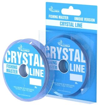Леска монофильная ALLVEGA Fishing Master Crystal 30м 0.08мм 0.87кг Леска монофильная ALLVEGA Fishing Master Crystal 30м 0.08мм 0.87кг