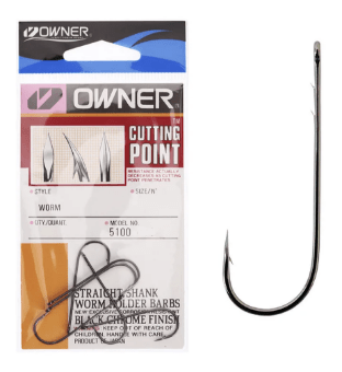 Крючок офсетный OWNER 5100-4/0 Straight Shank черн кован засечки на цевье 5шт/уп Крючок офсетный OWNER 5100-4/0 Straight Shank черн кован засечки на цевье 5шт/уп
