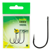 Крючок FISH SEASON Viking №16 колечко черный 10шт/уп 9501-16F Крючок FISH SEASON Viking №16 колечко черный 10шт/уп 9501-16F