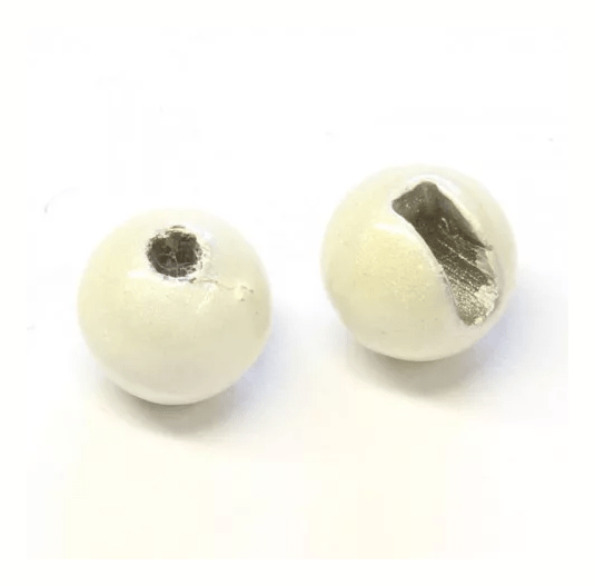 Вольфрамовая головка с вырезом гранёная TSR BHF 4.0мм 0.45гр #White 10шт/уп