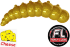 Силиконовая приманка FRESH LURES Junior 1.2”/30мм Сыр #117 14шт/уп Силиконовая приманка FRESH LURES Junior 1.2”/30мм Сыр #117 14шт/уп