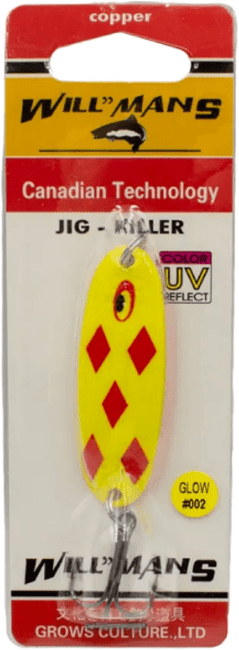 Блесна колеблющаяся GROWS CULTURE Will"mans Jig Killer 57мм 7гр #002