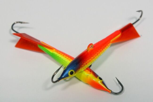 Балансир KRAPAL New 3см 6гр хвост:красный #025