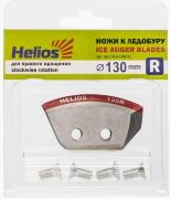 Комплект ножей HELIOS Ø130мм(R) ПРАВОЕ вращение полукруглые NLH-130R.SL