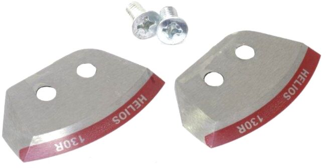 Комплект ножей HELIOS Ø130мм(R) ПРАВОЕ вращение полукруглые NLH-130R.SL