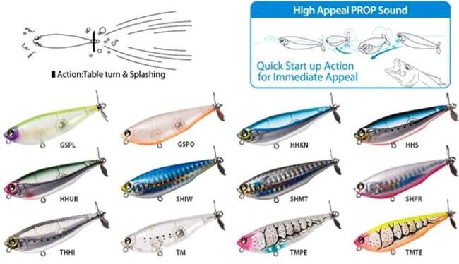 Воблер Yo-Zuri Silver Prop 60 F906 THHI