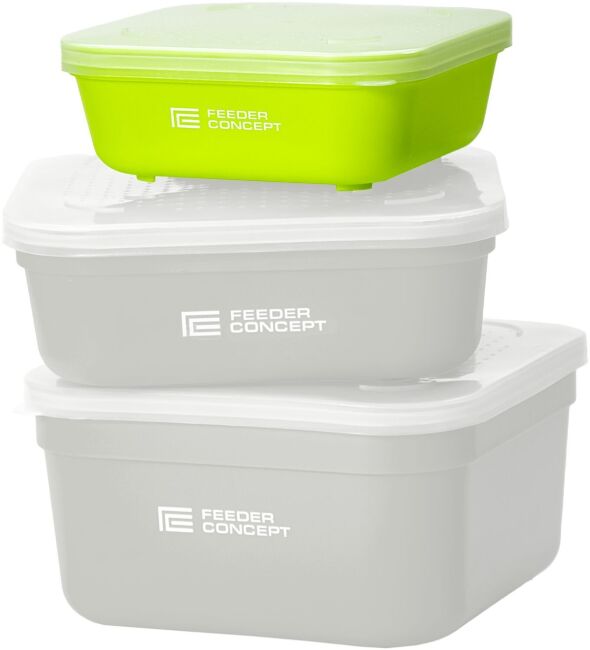 Коробка рыболов. для наживки с крышкой FC FEEDER BAIT BOX р.S Коробка рыболов. для наживки с крышкой FC FEEDER BAIT BOX р.S