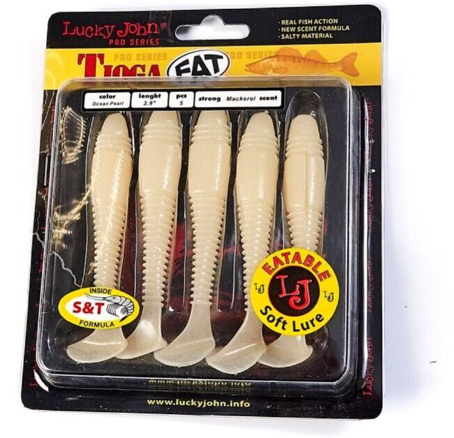 Виброхвост LUCKY JOHN Pro Series Tioga FAT 3.9" 100мм #033 5шт/уп 140146-033