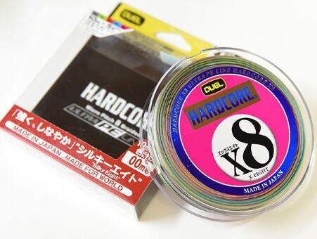 Плетёный шнур DUEL PE Hardcore X8 300м 5Color #2.0/0.242мм 16.0кг H3266 Плетёный шнур DUEL PE Hardcore X8 300м 5Color #2.0/0.242мм 16.0кг H3266