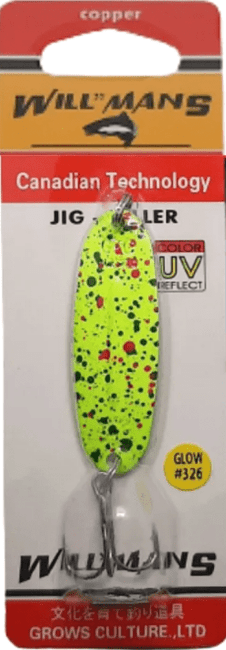 Блесна колеблющаяся GROWS CULTURE Will"mans Jig Killer 57мм 7гр #326 UV