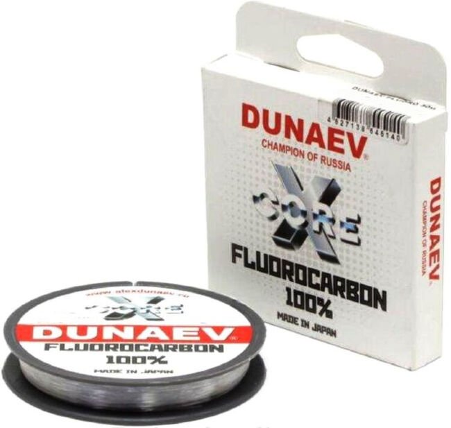 Флюорокарбон DUNAEV X-Core Fluorocarbon 100% 10м 0.700мм 30.00кг