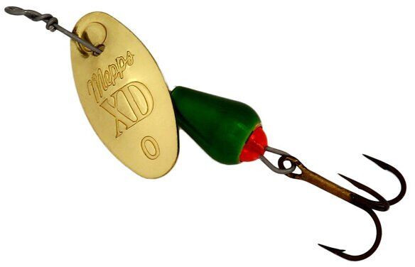 Блесна вращающаяся MEPPS XD Platinum OR/VR (золото/зеленый) №2 5г Блесна вращающаяся MEPPS XD Platinum OR/VR (золото/зеленый) №2 5г