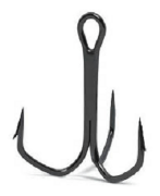 Крючок тройной CANNELLE 5601 Barbarian outbarb treble №1/0 1шт.