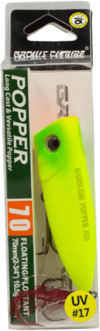 Воблер GROWS Culture POPPER поверхностный 70mm Floating UV # 17 Воблер GROWS Culture POPPER поверхностный 70mm Floating UV # 17