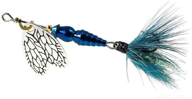 Блесна вращающаяся MEPPS Bug Iron Blu №2 7г Блесна вращающаяся MEPPS Bug Iron Blu №2 7г