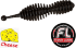 Силиконовая приманка FRESH LURES Little Rat 1.8”/45мм Сыр #112 10шт/уп