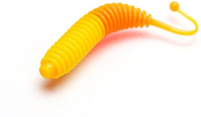 TFT Приманка силиконовая 77 мм. WORMS Цвет: W-25 Жёлтый-Оранжевый, Аромат: Сыр, 8 шт. TFT Приманка силиконовая 77 мм. WORMS Цвет: W-25 Жёлтый-Оранжевый, Аромат: Сыр, 8 шт.