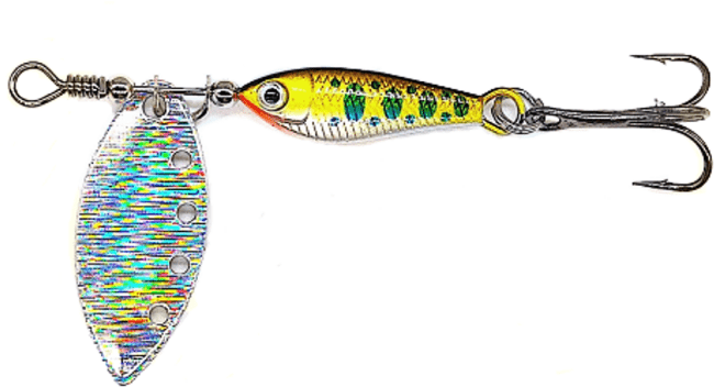 Блесна вращающаяся GROWS CULTURE Silver Creek Spinner R 12гр Holo Yamame 16100-512