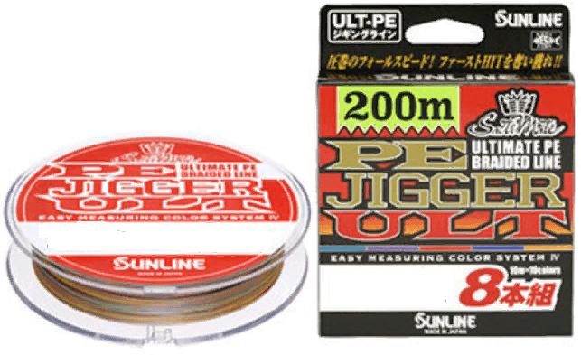 Плетёный шнур SUNLINE PE Jigger ULT 8 200м #0.8/0.153мм 12lb/6.0кг многоцветный Плетёный шнур SUNLINE PE Jigger ULT 8 200м #0.8/0.153мм 12lb/6.0кг многоцветный