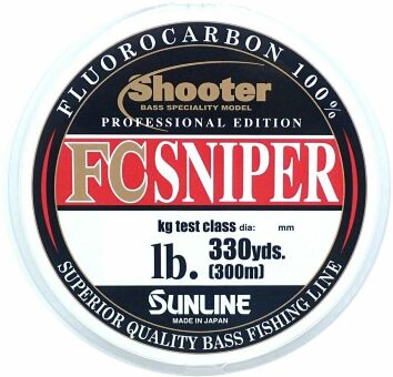 Флюорокарбон SUNLINE FC SNIPER SHOOTER 300M 12LB Флюорокарбон SUNLINE FC SNIPER SHOOTER 300M 12LB