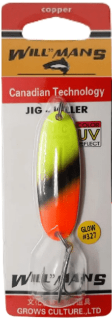 Блесна колеблющаяся GROWS CULTURE Will"mans Jig Killer 57мм 7гр #327 UV