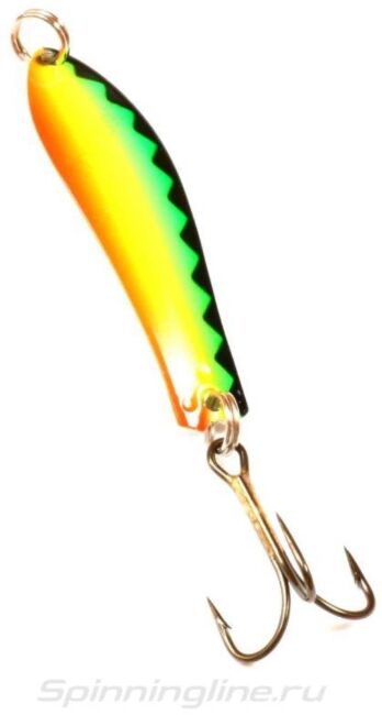 Блесна колеблющаяся KUUSAMO Professor 4, 50/6 BL/GR/FYe/FR-S Блесна колеблющаяся KUUSAMO Professor 4, 50/6 BL/GR/FYe/FR-S