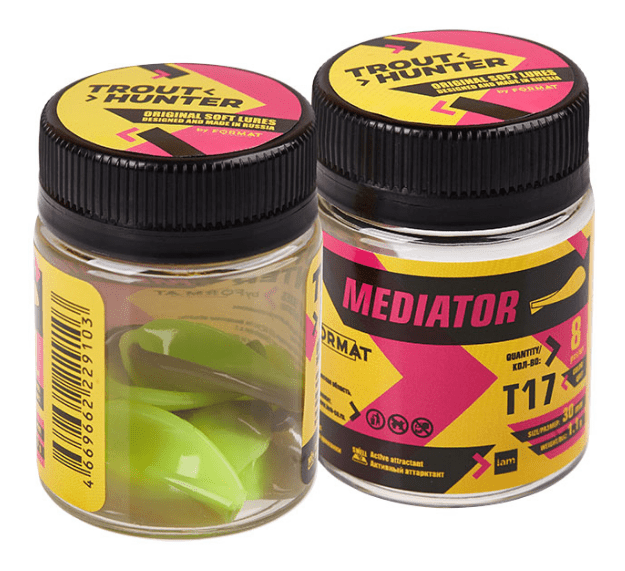 Силиконовая приманка IAM Trout Hunter Mediator 30мм #T17 1.1гр 8шт/уп