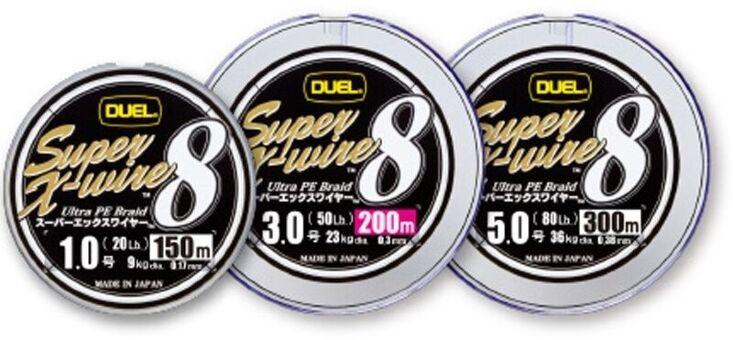 Плетёный шнур DUEL PE Super X-Wire 8 150м #0.6/0.13мм 5.8кг Silver H3597-S Плетёный шнур DUEL PE Super X-Wire 8 150м #0.6/0.13мм 5.8кг Silver H3597-S