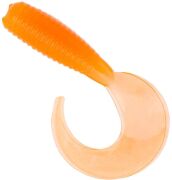 Твистер ALLVEGA Flutter Tail Grub 8см 3.6гр 7шт/уп #023 crazy carrot