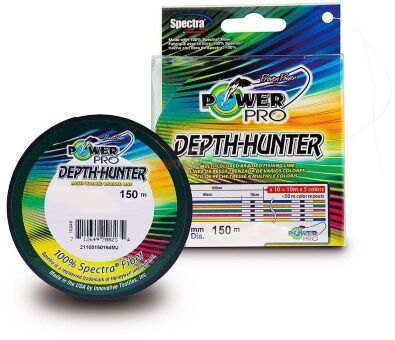 Плетёный шнур POWER PRO Depth Hunter 150м 0.06мм 3кг multicolor