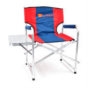 Кресло складное КЕДР SuperMax алюминий со столиком 55х62х63(83)см труба 25х1.5мм 150кг AKSM-02