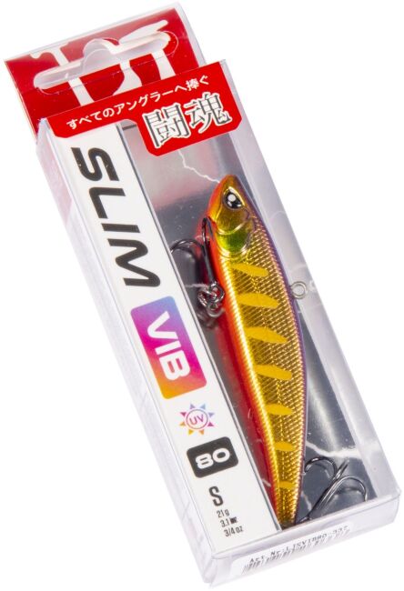 Воблер тонущий вертикальный LJ Pro Series SLIM VIB S 80.00/337 Воблер тонущий вертикальный LJ Pro Series SLIM VIB S 80.00/337