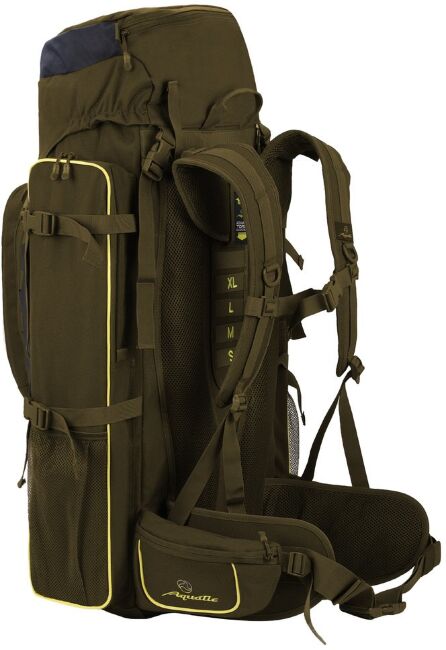 Рюкзак AQUATIC Р-82ХС для рыбалки и охоты хаки/синий 82л