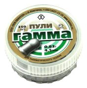 Пули KVINTOR Гамма №4 круглоголовые калибр:4.5мм вес:0.83гр 250шт/уп Пули KVINTOR Гамма №4 круглоголовые калибр:4.5мм вес:0.83гр 250шт/уп