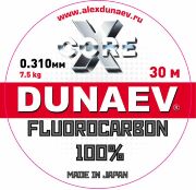Флюорокарбон DUNAEV X-Core Fluorocarbon 100% 30м 0.310мм 7.50кг Флюорокарбон DUNAEV X-Core Fluorocarbon 100% 30м 0.310мм 7.50кг