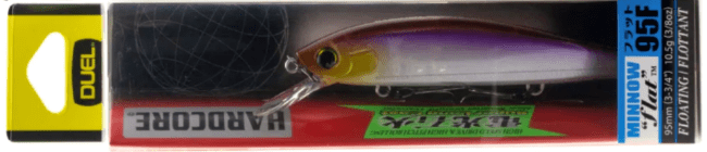 Воблер DUEL Hardcore Minnow Flat 95F 95мм 10.5гр 0.0-0.5м F1126-SWS