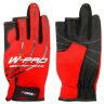 Перчатки WONDER Gloves W-Pro без трёх пальцев, неопрен, цв.:красный #М (WG-FGL022)