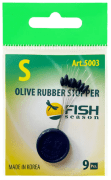 Стопор Fish season резиновый Оливка (9шт) 5003-SF Стопор Fish season резиновый Оливка (9шт) 5003-SF
