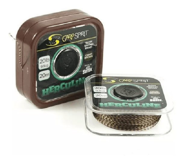 Поводковый материал CARP SPIRIT Herculine Braid 20м 20LB/9.1кг Camo Brown